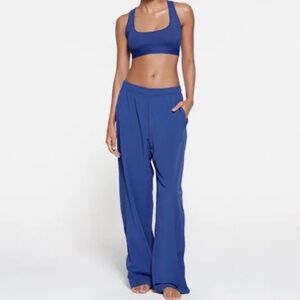 Skims The Apparel Shop Track Pants Cobalt Blue HTF RARE NWT OG SOLD OUT